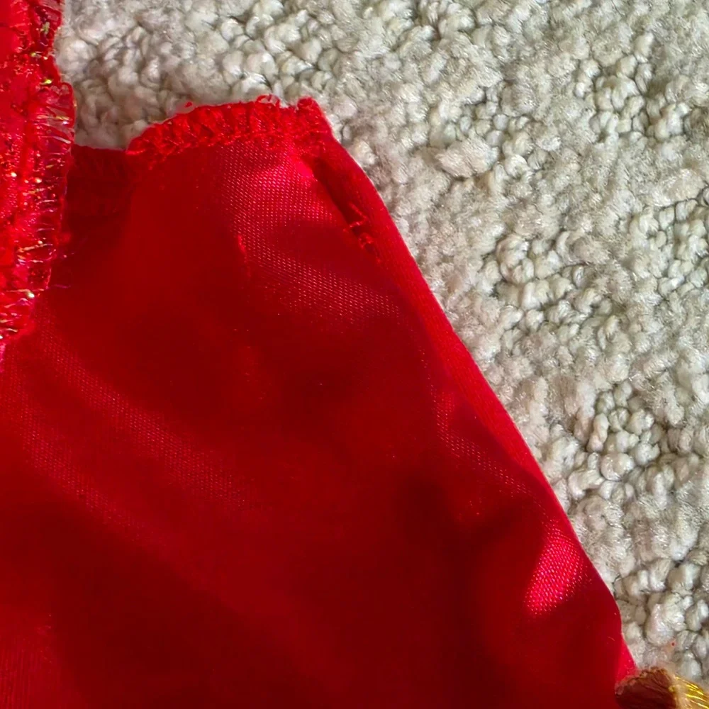 Disney Elena of Avalor Red Costume Dress Girls Size 4-6X